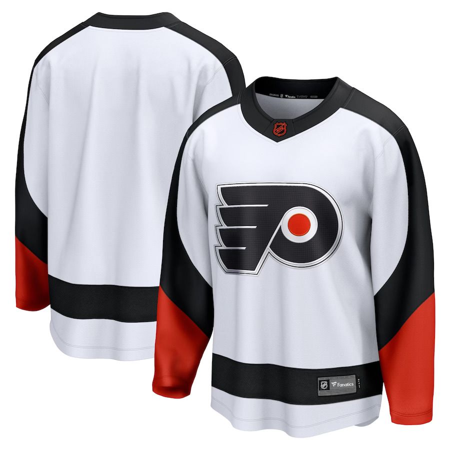 Men Philadelphia Flyers Fanatics Branded White Special Edition Breakaway Blank NHL Jersey->philadelphia flyers->NHL Jersey